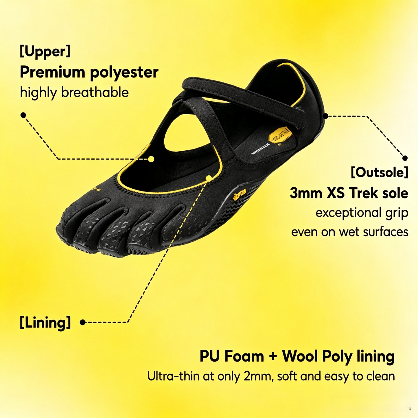 Barefoot Ballet Flats – Split-Toe Shoes for Dance, Yoga & Pilates